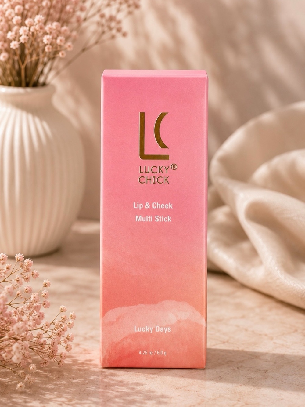 LUCKY CHICK 
Lip And Cheek Multi Stick - LUCKY DAYS
